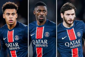 开云体育-巴黎三叉戟暴涨登贝莱+克瓦拉茨赫利亚+杜埃身价均涨至9000万