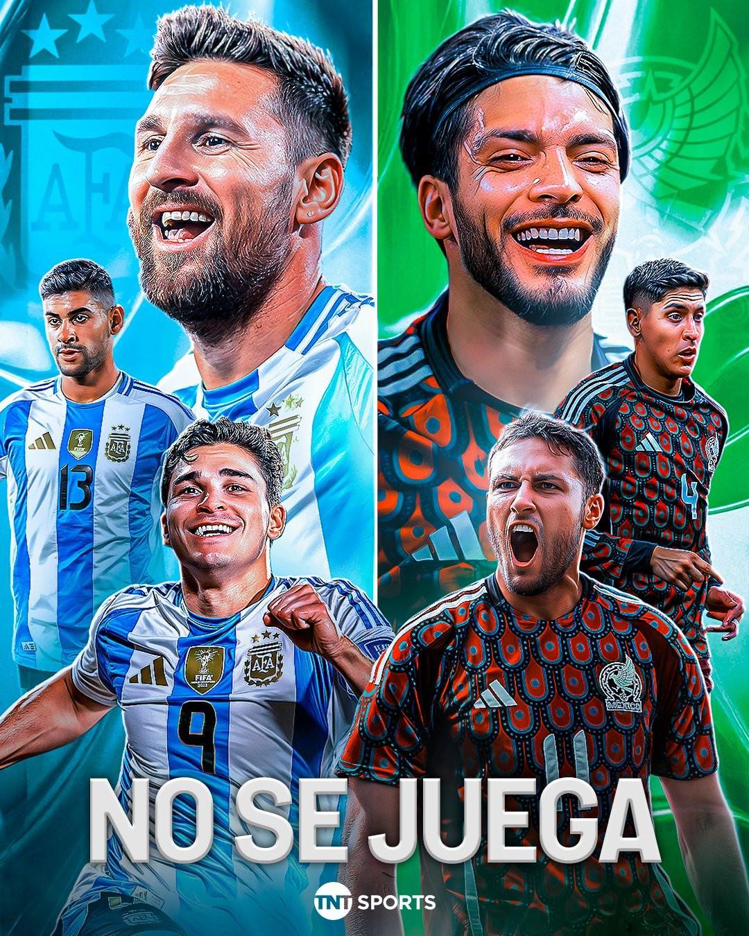 TNT：阿根廷队不会在美国友谊赛中对阵墨西哥队